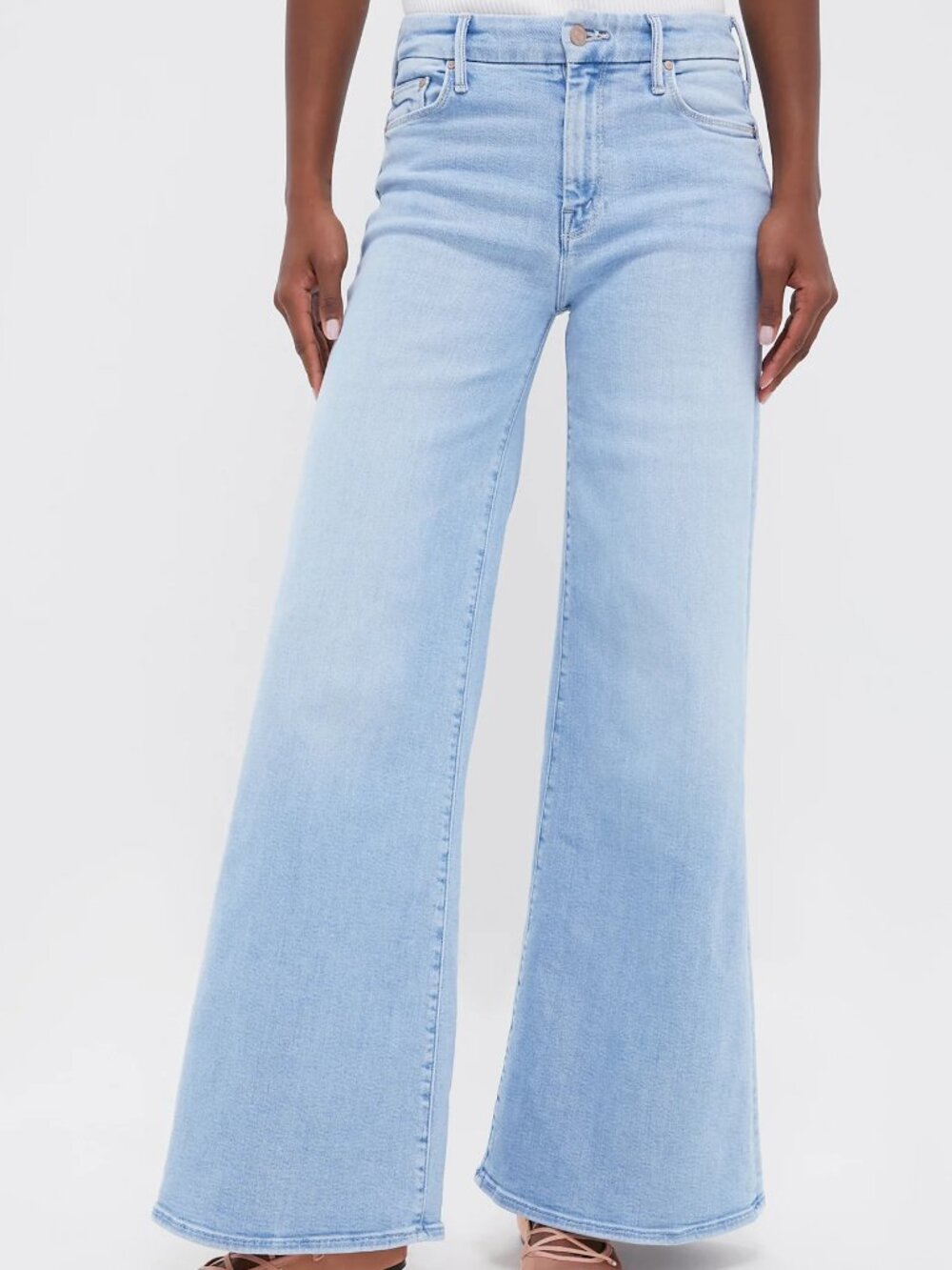New! MOTHER Ball's in Your Court The Roller Sneak Jeans
